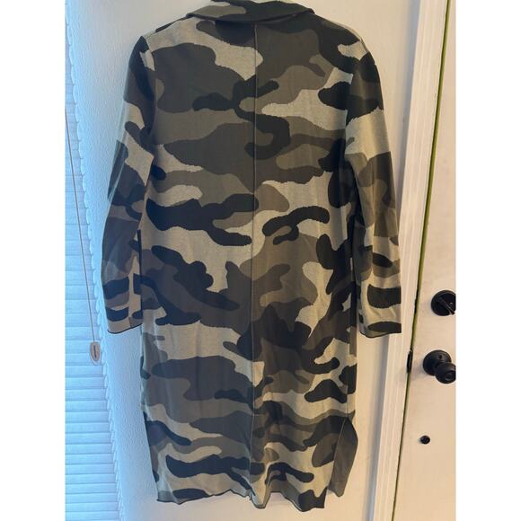 Anthropologie Maeve Kieran Sweater Coat, size XS, camo, schaket - Picture 6 of 8